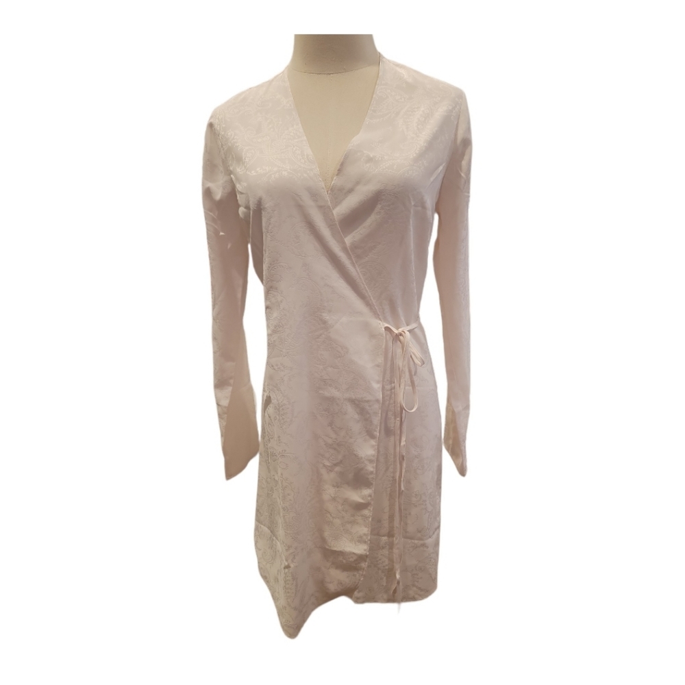 NWT Victoria Secret Crossover Tie Satin Robe Small